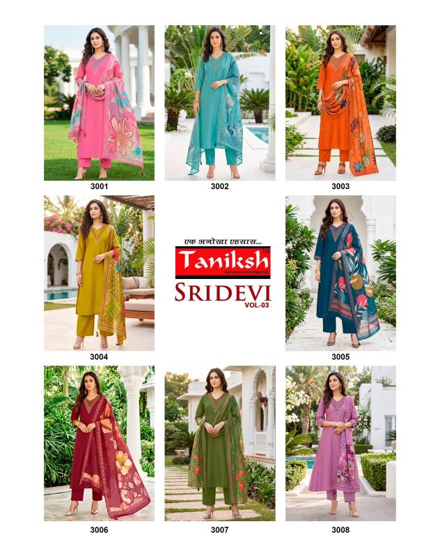 Taniksh sridevi vol 3 kurti wholesale online